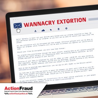 Action Fraud 发放有关恐吓电邮的截图，电邮指收信人的装置已中毒，要求缴付赎金。（来源： Action Fraud）
