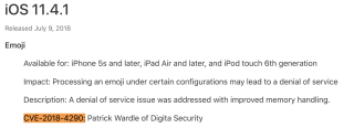iOS 11.4.1 修正了 Patrick 回报的“亲中”臭虫