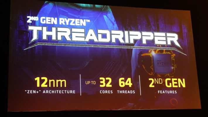 AMD 于 Computex 预告会有 32C / 64T 的 Threadripper CPU，据称名为 Threadripper 2990X。