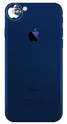 网上流出传闻是iPhone 7新机截图，采用深蓝色机身设计。