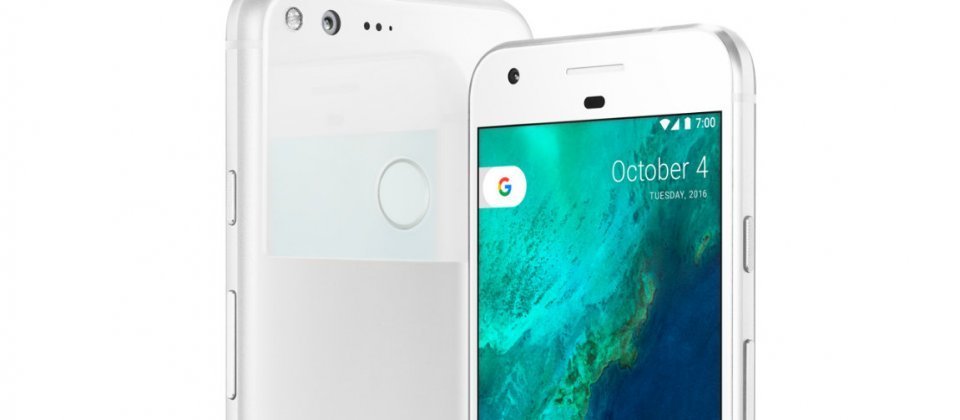 市场传闻Google将开发自家的行动芯片。图为Google去年推出的自有品牌手机Pixel。