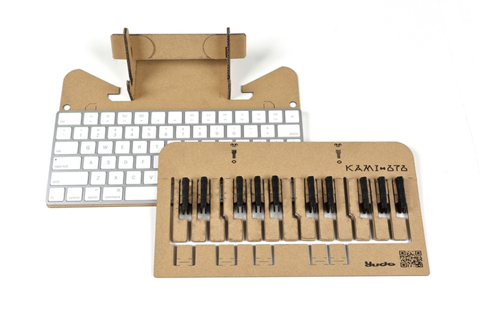 元祖版本的琴键是配合 Apple Magic Keyboard 使用的