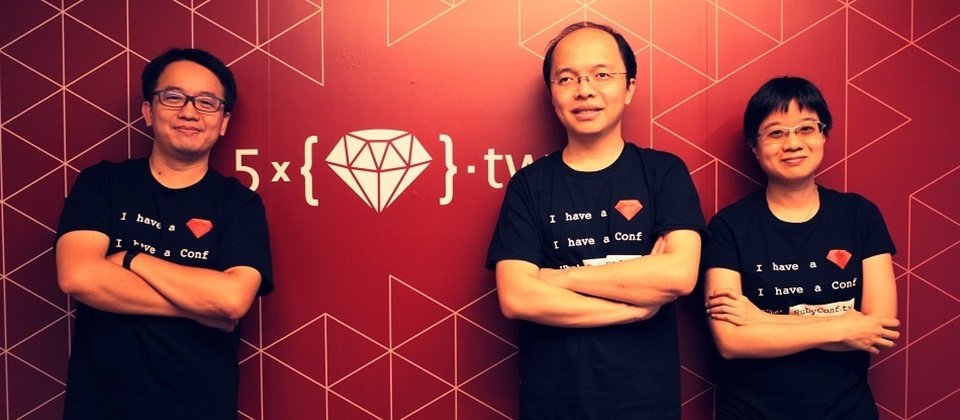 五倍红宝石三位创办人高见龙、邓慕凡、赵子皓(由左到右)