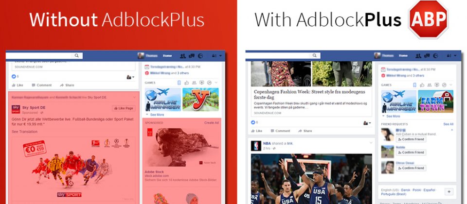 Adblock释出反制工具帮助用户过滤脸书上的广告。