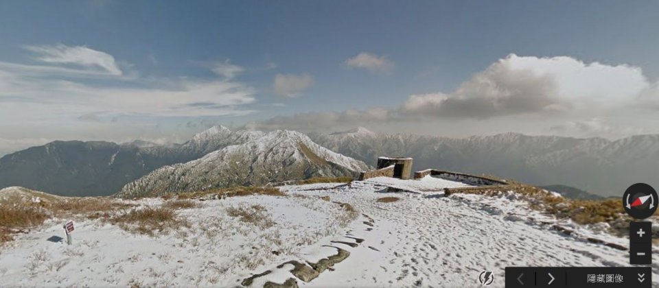 合欢山主峰步道。