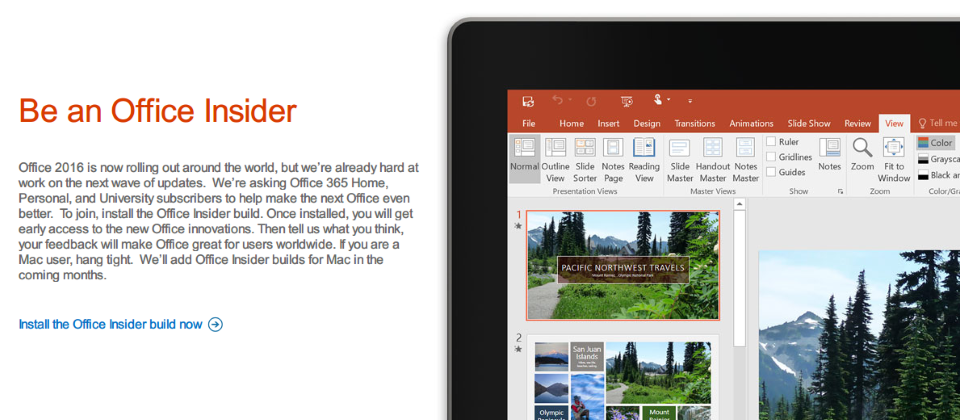 Office Insider官方网页 Office Insider官方网页