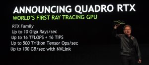 Nvidia打造第一款光追GPU显卡，VR成像更真实