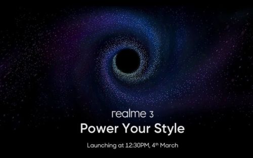 Realme 3新品发布会时间确定：3月4日 或用Helio P70处理器