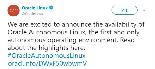 甲骨文推出世界第一个自治操作系统Autonomous Linux