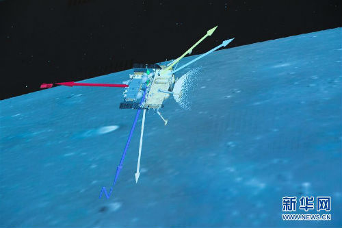 嫦娥五号着陆月球 将在预选区域开展月面采样工作 