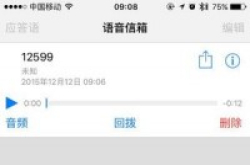 iOS9.2更新之后中国移动用户多了语音留言功能