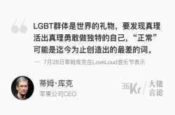 蒂姆·库克：LGBT群体是天赐之礼