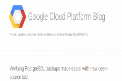 Google释出开源工具助企业验证PostgreSQL的备份资料完整性