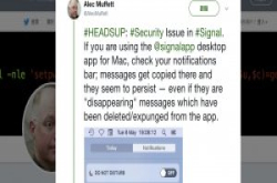 Mac版Signal原本该消失的过期讯息竟然留存