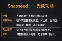 手机摄影入门之Snapseed光色功能