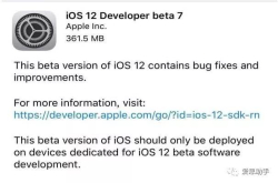 苹果iOS12Beta7来了 性能下降你敢升吗？