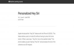 降低Siri被意外唤醒的机会，苹果用机器学习强化HeySiri语音辨识能力