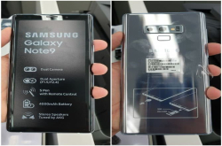 银色版Note9真机现身镜面背壳酷感十足