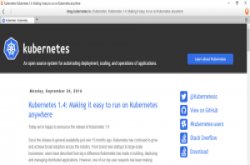 Kubernetes 1.4版本释出，只用2个指令就能布建一套容器丛集