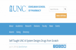 北卡罗莱纳大学让AI自行设计化合物，还可指定化合物特性加速药物开发