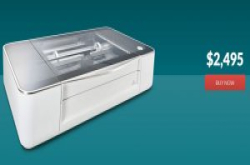 可使用皮革、木板、布料等材质的3D激光切割打印机Glowforge问世了