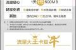 移动大王卡是什么？移动大王卡套餐详情使用步骤介绍