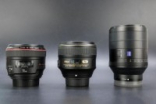 光圈大一档价格翻两番：佳能EF50mm f/1.2L与尼康58mmf1.4、索尼FE50mmF1.4 ZA参数