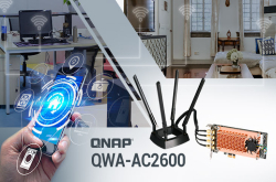 QNAP推出QWA-AC2600无线网卡，让NAS及UbuntuPC成为无线基地台，开拓无线应用的更多可能