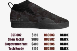 准备好钱包 2018第二波BAPE?xadidas多款联名款式已确认？