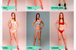 PS 同一个身型，18 个国家，18 个 Perfect Body！