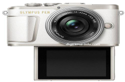 OlympusE-PL9外型曝光，握柄蒙皮回归过往大面积设计并有内建闪灯