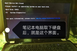 笔记本电脑取下硬盘、内存条、显卡、CPU后 会怎么样？
