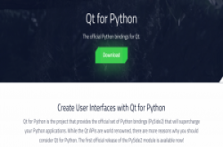 C++常用GUI开发框架Qt开始支援Python