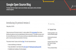 Google释出Git Protocol第二版，加强版本控制系统效能
