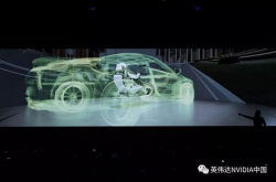 叹为观止 黄仁勋现场演示：真人瞬移至微型车