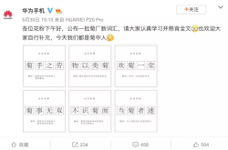 菊厂华为手机 据说要签下一名菊中人……