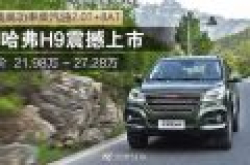 哈弗新H9上市：21.98万起 标配8AT