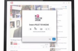 YouTube捐款卡功能将影片观看转换为慈善捐款