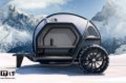 宝马和The North Face合作：展示织物外壳的概念露营车