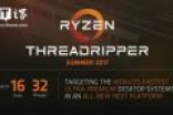 AMD正式宣布发烧级ThreadRipper处理器：16核心32线程