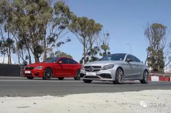 当马力较大的AMGC63对上配重较轻的BMWM4 究竟谁会称王？
