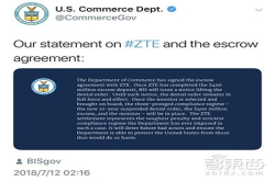 中兴复活 美国正式签订解禁协议