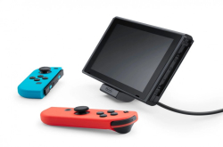 任天堂推出SWITCH充电底座没错！它真的只能充电