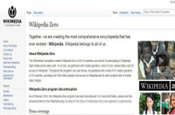 Wikimedia将在今年内终结免费上网的Wikipedia Zero服务
