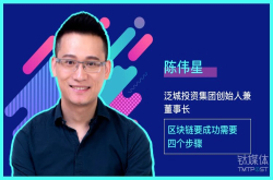 陈伟星：区块链成功需要的四个步骤