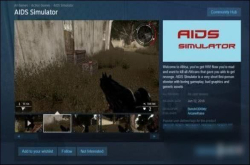 《艾滋模拟器》等恶意游戏遭Steam下架太丧心病狂