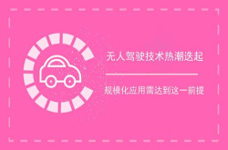 无人驾驶技术热潮迭起规模化应用需达到这一前提