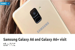 三星手机GalaxyA6现身将于近期发布？
