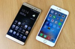 霸者之争中兴AXON天机MAX战iPhone6sP