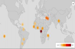 甲骨文释出免费的Internet Intelligence Map，展现过去48小时全球网络状况